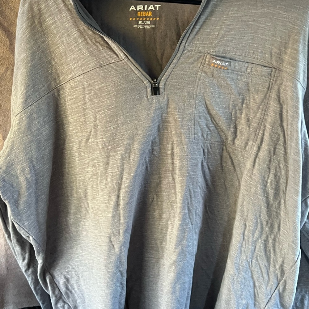 Ariat Rebar Gray Pullover